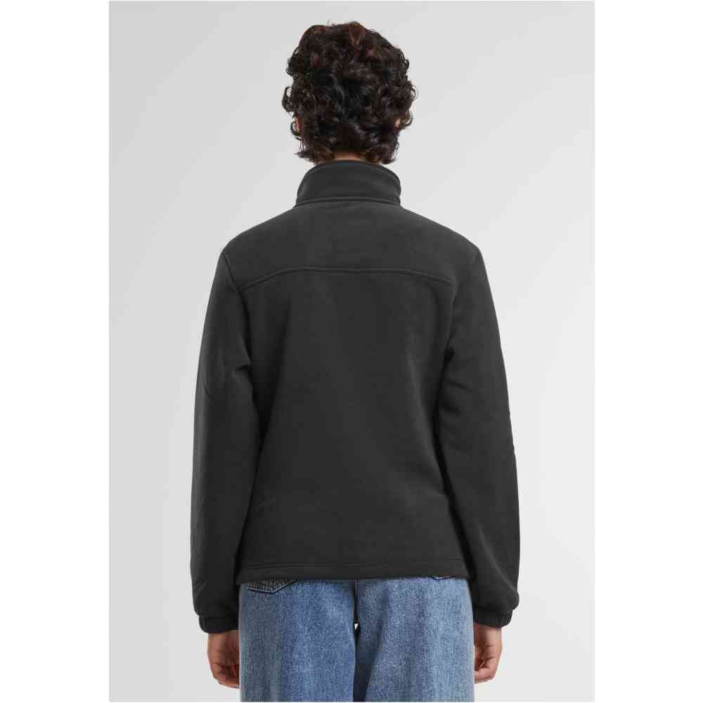 Urban Classics - Double Polarfleece Jacket - Zwart/Zwart